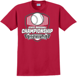 State Baseball Championship Pawtucket, Ri T-Shirt Design - 2473