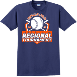 Virginia Regional Baseball Tournament T-Shirt Design - 2462