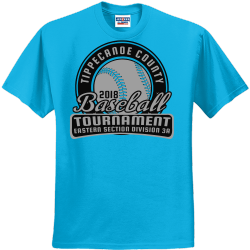 Tippecanoe County Baseball Tournament T-Shirt Design - 2582