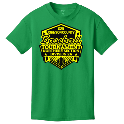 Johnson County Baseball Tournament T-Shirt Design - 2583