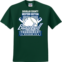 Douglas County Baseball Tournament T-Shirt Design - 2584