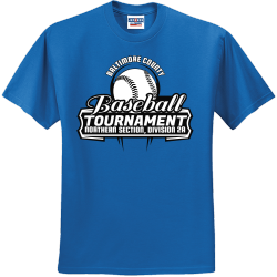 Baltimore County Baseball Tournament T-Shirt Design - 2586