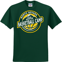 Winter Basketball Camp - Basketball T-shirt Design T-Shirt Design - 2656