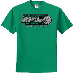Marion County Basketball Championship - Basketball T-shirt Design T-Shirt Design - 2652