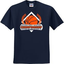 Rockland County Basketball Championship - Basketball T-shirt Design T-Shirt Design - 2643