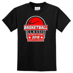Basketball Classic Youth League - Basketball T-shirt Design T-Shirt Design - 2682