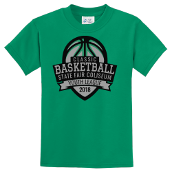 Basketball Classic Youth League - Basketball T-shirt Design T-Shirt Design - 2680