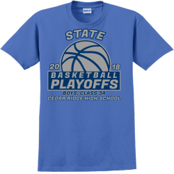 State Basketball Playoffs - Basketball T-shirt Design T-Shirt Design - 2338