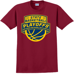 State Basketball Playoffs - Basketball T-shirt Design T-Shirt Design - 2330