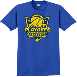 Basketball State Playoffs - Basketball T-shirt Design T-Shirt Design - 2340