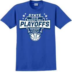 State Basketball Playoffs  - Basketball T-shirt Design T-Shirt Design - 2331