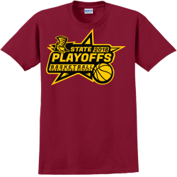 State Playoffs Basketball - Basketball T-shirt Design T-Shirt Design - 2363