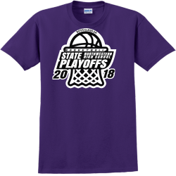 Basketball State Playoffs - Basketball T-shirt Design T-Shirt Design - 2373