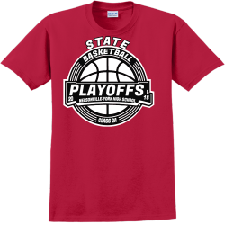 State Basketball Playoffs - Basketball T-shirt Design T-Shirt Design - 2375