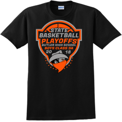 State Playoffs Basketball - Basketball T-shirt Design T-Shirt Design - 2376