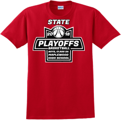 State Basketball Playoffs - Basketball T-shirt Design T-Shirt Design - 2333