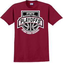 State Basketball Playoffs - Basketball T-shirt Design T-Shirt Design - 2383