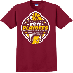 State Basketball Playoffs - Basketball T-shirt Design T-Shirt Design - 2384