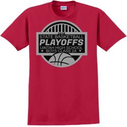 State Basketball Playoffs - Basketball T-shirt Design T-Shirt Design - 2385
