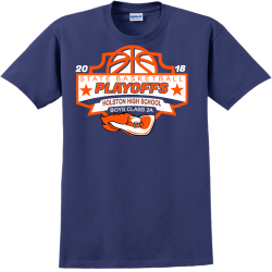 State Basketball Playoffs - Basketball T-shirt Design T-Shirt Design - 2387