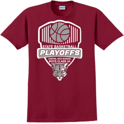 State Basketball Playoffs - Basketball T-shirt Design T-Shirt Design - 2389