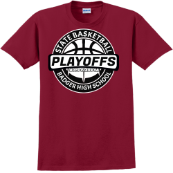 State Basketball Playoffs - Basketball T-shirt Design T-Shirt Design - 2391