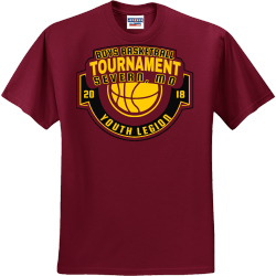 Boys Basketball Tournament - Basketball T-shirt Design T-Shirt Design - 2604