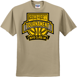 Dakota County Basketball Tournament - Basketball T-shirt Design T-Shirt Design - 2614