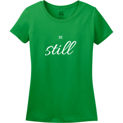 Be Still - Christian T-shirt Design T-Shirt Design - 3856