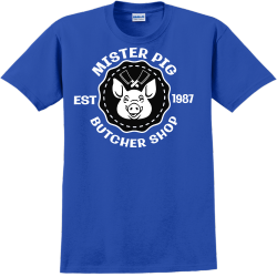 Mister Pig Butcher Shop  - Butcher T-shirt Design T-Shirt Design - 3298