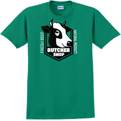 Butcher Shop Fresh Beef Natural Product - Butcher T-shirt Design T-Shirt Design - 3302