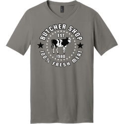 Butcher Shop 100% Fresh Meat Est 1980 - Butcher T-shirt Design T-Shirt Design - 3287