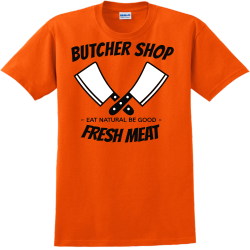 Butcher Shop - Fresh Meat - Butcher T-shirt Design T-Shirt Design - 3295