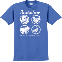 Ibutcher Organic Meat Premium Quality - Butcher T-shirt Design T-Shirt Design - 3291