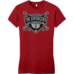 The Enforcers Grant County Co-ed Softball - Co-ed Softball T-shirt Design T-Shirt Design - 2809