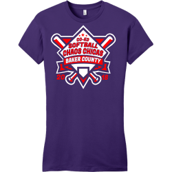 Chaos Chicas Co-ed Softball Baker County - Co-ed Softball T-shirt Design T-Shirt Design - 2814