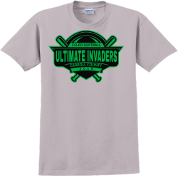 Co-ed Softball Ultimate Invaders Carroll County - Co-ed Softball T-shirt Design T-Shirt Design - 280