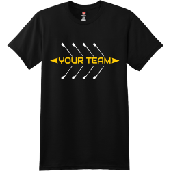 Your Team - Crew Rowing T-shirt Design T-Shirt Design - 3271