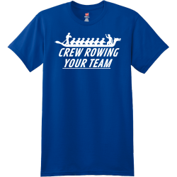 Crew Rowing Your Team - Crew Rowing T-shirt Design T-Shirt Design - 3272