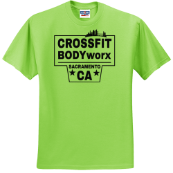 Crossfit Bodyworx Sacramento Ca - Workout T-shirt Design T-Shirt Design - 4306