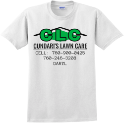 Clc Cundari's Lawn Care - Landscaping T-shirt Design T-Shirt Design - 4264