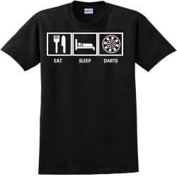 Eat Sleep Darts - Darts T-shirt Design T-Shirt Design - 3117
