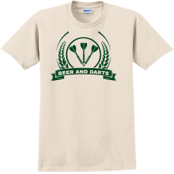 Beer And Darts - Darts T-shirt Design T-Shirt Design - 3128