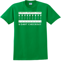 Darts Perfection Dart Checkout - Darts T-shirt Design T-Shirt Design - 3123