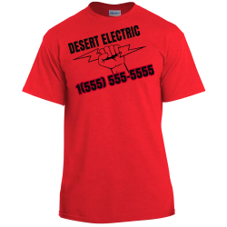 Desert Electric - Construction T-shirt Design T-Shirt Design - 137