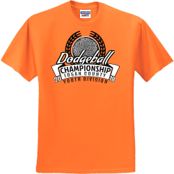 Dodgeball Championship Logan County Youth Division - Dodgeball T-shirt Design T-Shirt Design - 3224
