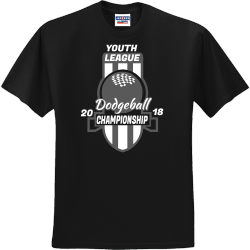 Dodgeball Championship Youth League - Dodgeball T-shirt Design T-Shirt Design - 3208