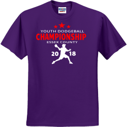 Youth Dodgeball Championship Essex County - Dodgeball T-shirt Design T-Shirt Design - 3215