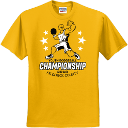 Youth Dodgeball Championship Frederick County - Dodgeball T-shirt Design T-Shirt Design - 3217