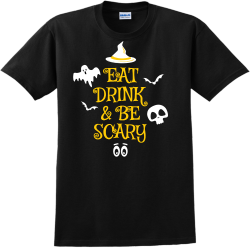 Eat Drink & Be Scary - Halloween T-shirts